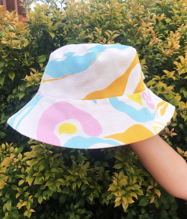 Reversible Bucket Hat - Lolly + Pink